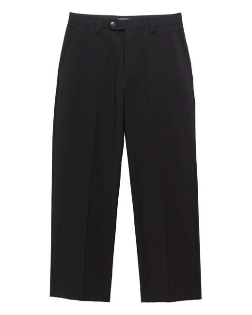 mfpen Blue Wool Trousers for men
