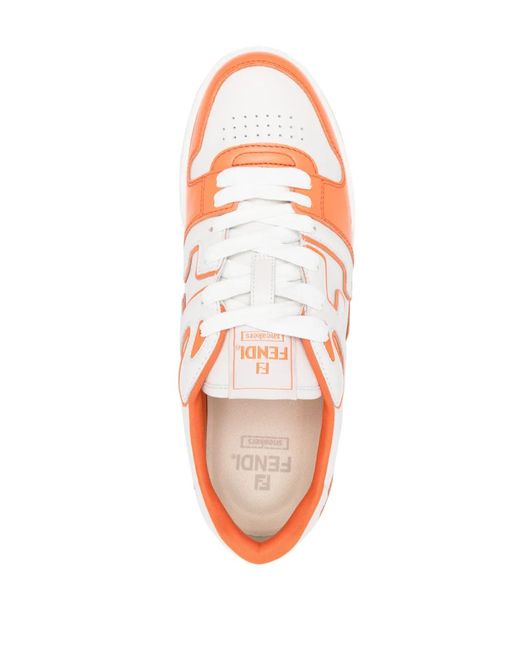 Fendi Orange Match' Sneakers for men