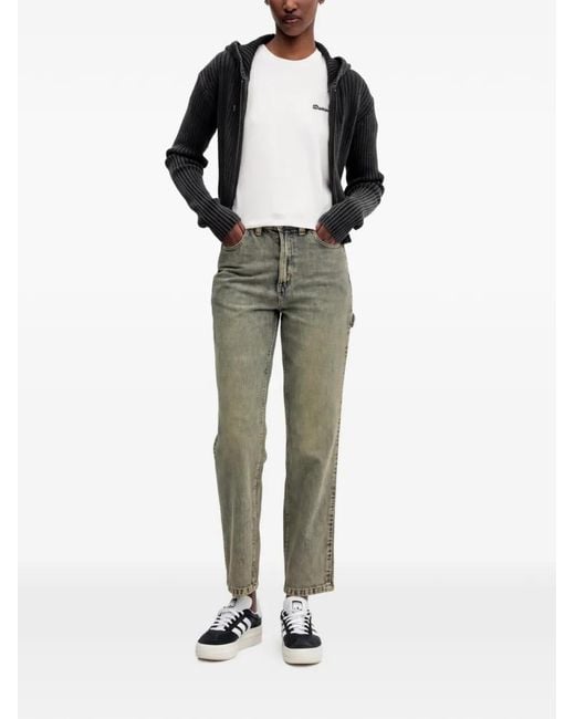 Dickies Green Patch-Pocket Jeans
