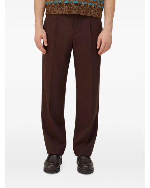 RETORI Purple Virgin-Wool Trousers for men