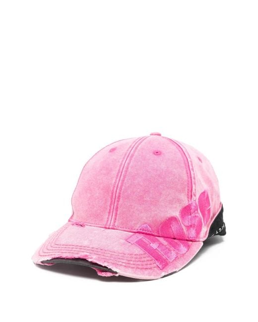 Martine Rose Pink Casquette Roll Back