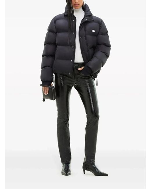 Courreges Blue Coats And Down Jackets