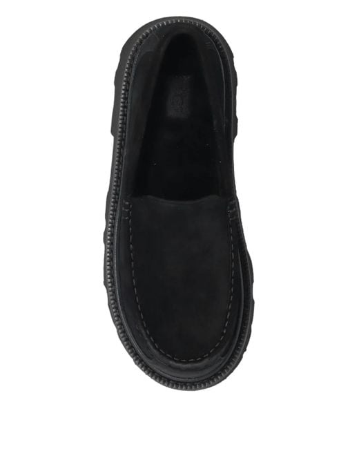 Ugg Black Ascot Suede Platform Loafers for men