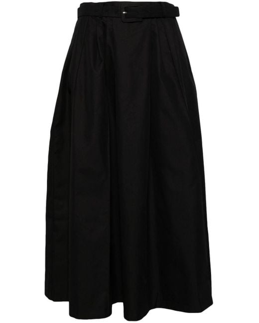 Dice Kayek Black Belted A-line Skirt