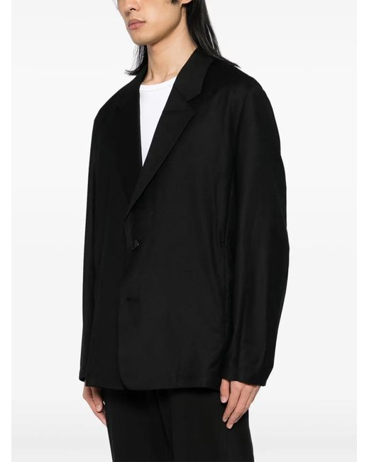 Attachment Black Single-Breasted Blazer for men