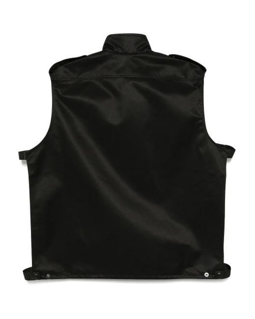 OLLY SHINDER Black Logo-Print Jacket for men