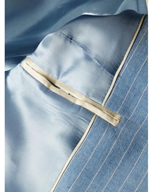 Paul Smith Blue Pinstripe Blazer