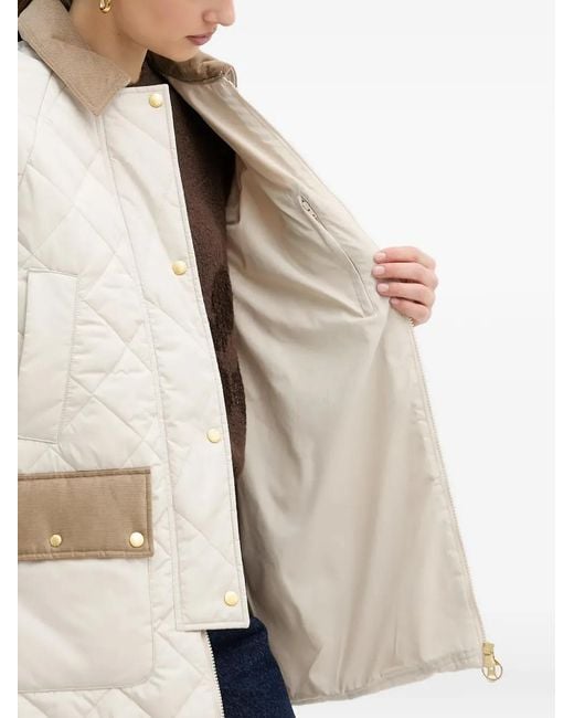 Barbour Natural Corduroy Quilted Jacket