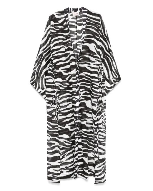 The Attico White Kaftan Mit Print