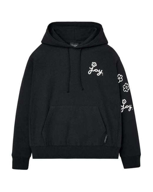 Marc Jacobs Black Flower-Joy Hoodie