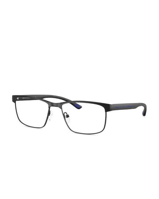 ARMANI EXCHANGE Black Rectangle-Frame Glasses for men