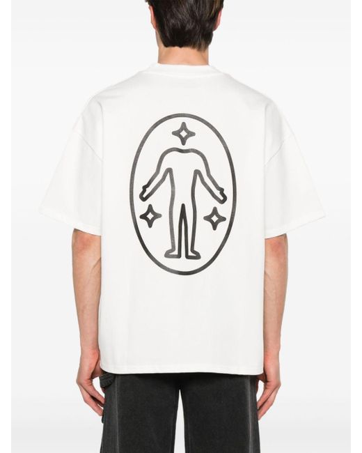 UNTITLED ARTWORKS White Tee Essential Cotton T-shirt for men