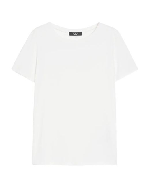 Weekend by Maxmara White Crew-neck T-shirt