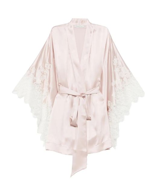 Carine Gilson Lace-Insert Rope in White | Lyst UK