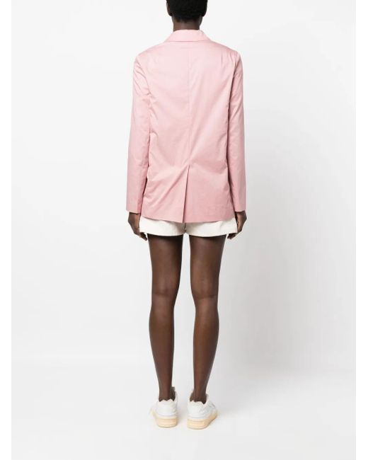 Paul Smith Pink Double-Breasted Blazer