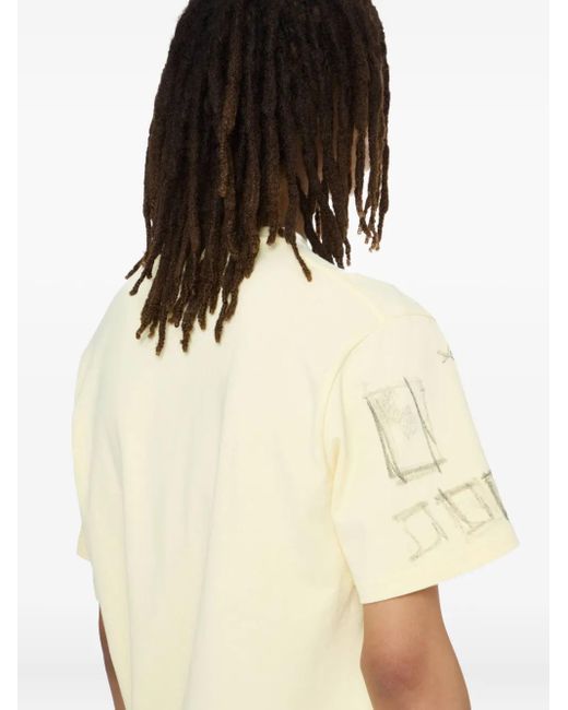 T-Shirt Café Scene di J.W. Anderson in Natural da Uomo