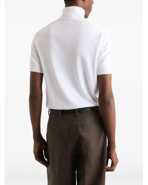 Dolce & Gabbana White Sweaters for men