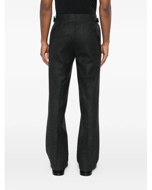 Husbands Black Wool Trousers for men