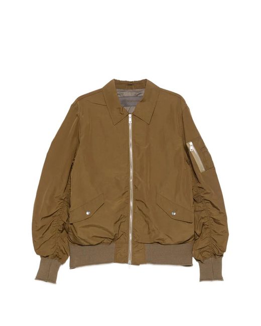 Giorgio Brato Natural Pointed-Collar Bomber Jacket for men