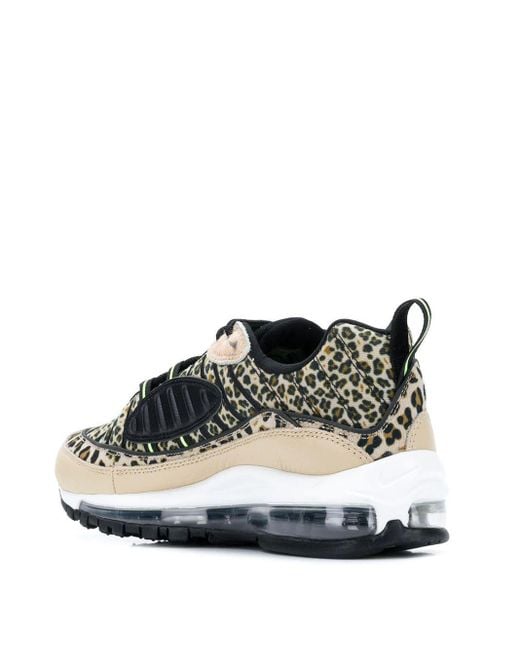 Nike Air Max 98 Leopard Print Sneakers in Brown | Lyst UK
