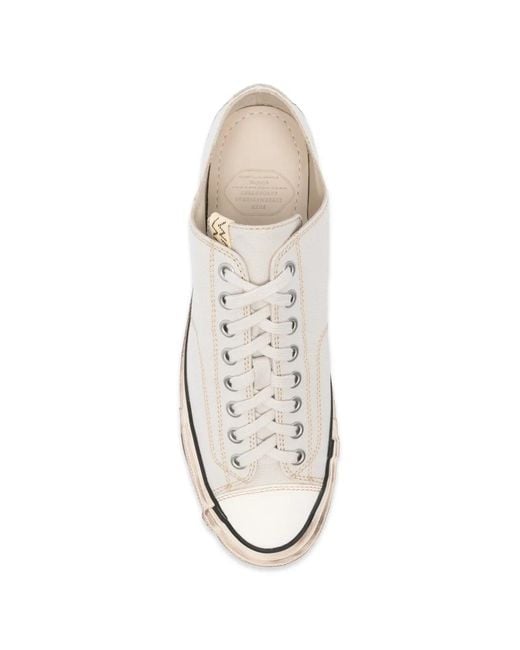 Visvim White Lace-Up Sneakers for men