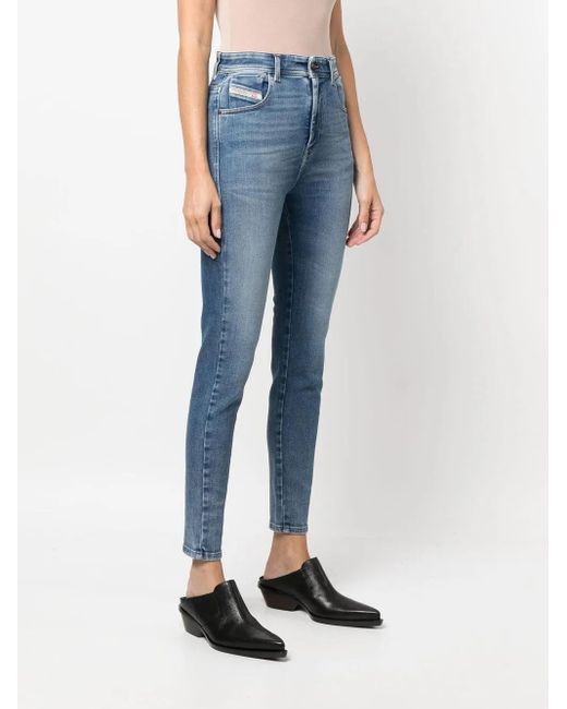 DIESEL Blue 1984 Slandy-High 09D62 Skinny Jeans