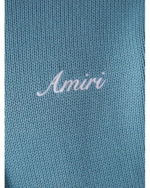 Sudadera Bones Algoón di Amiri in Blue da Uomo