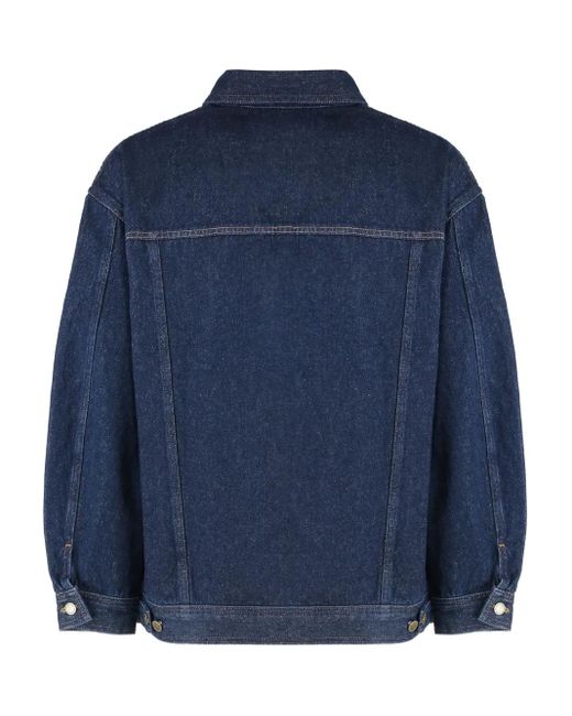 A.P.C. Blue Elvis Denim Jacket for men