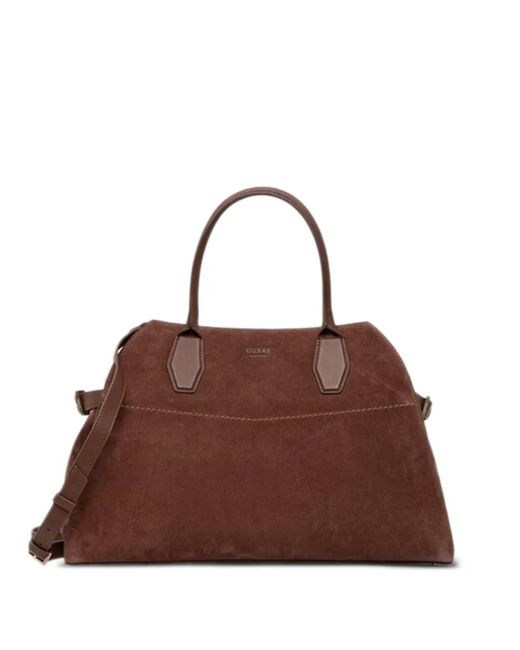 Borsa Tote Liza di Guess in Brown