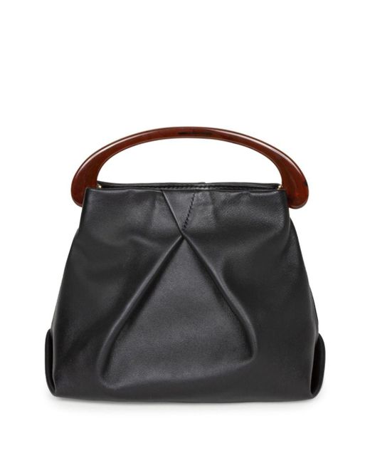 Dries Van Noten Curved Handle Tote Bag in Black Lyst UK