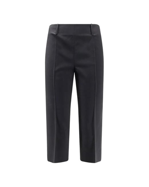 TONYWACK Blue Side-Slit Capri Trousers