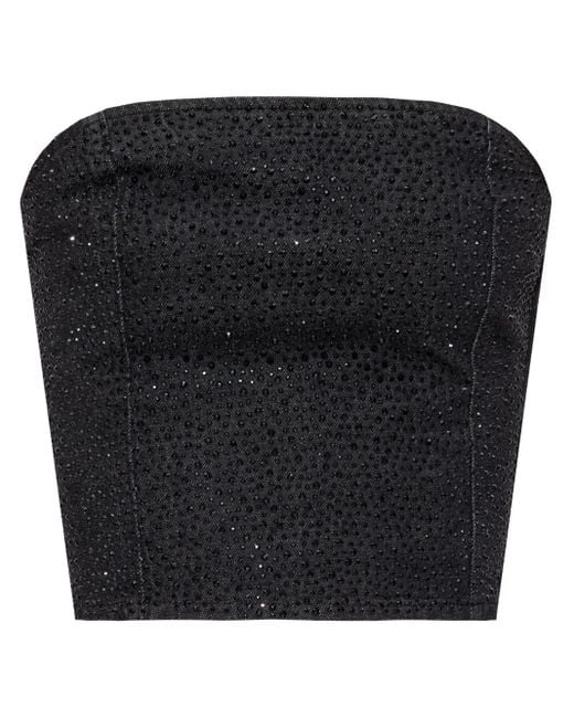Gestuz Black ZorahGZ Cropped-Top