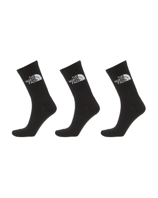 The North Face Black Everyday Standard Crew Socks (Pack Of Three)