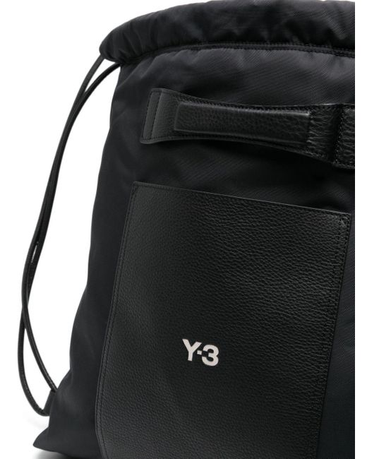Y-3 X Lux Rucksack mit Logo-Prägung in Black für Herren