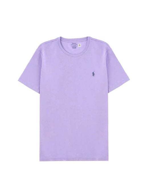Polo Ralph Lauren Purple Logo-Detail T-Shirt for men