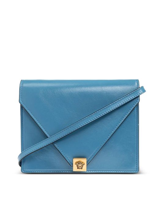 Versace Blue Severine Leather Mini Bag