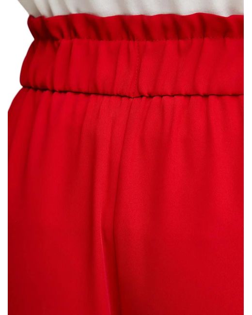 Morgan Red Paperbag-Waist Palazzo Pants
