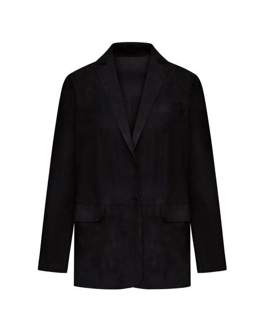 Salvatore Santoro Black Buttoned Blazer