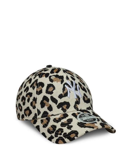 KTZ White 9Forty Leopard-Print Cap
