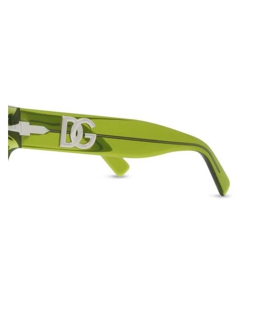 Persol Yellow Rectangle-Frame Sunglasses for men