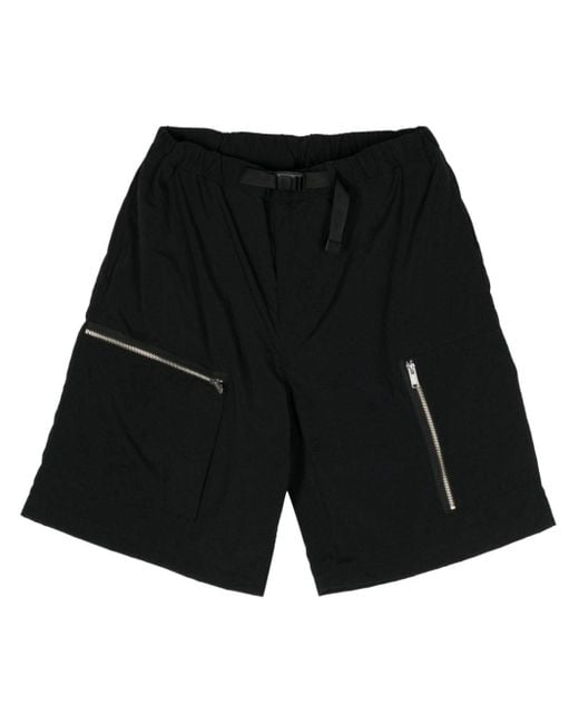 Pantalones cortos de deporte con cinturón Undercover de hombre de color Black
