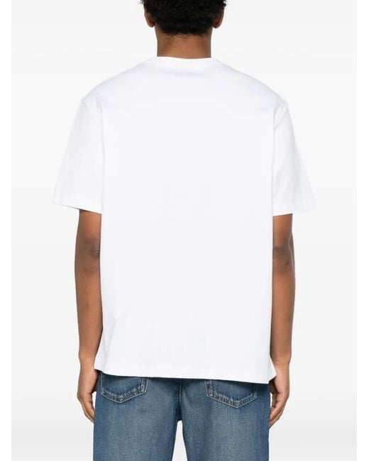 Calvin Klein White Graphic T-Shirt for men