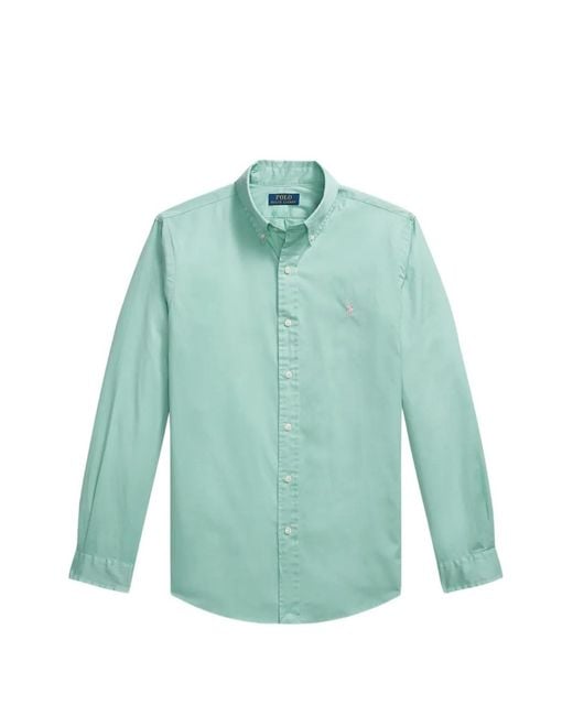Polo Ralph Lauren Blue Long Sleeves Sport Shirt for men