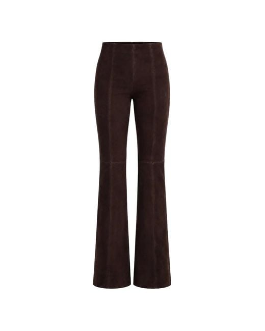 Stouls Brown Gege Flared Trousers