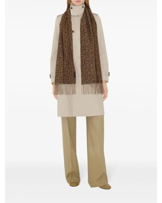 Burberry Brown B Charm Scarf