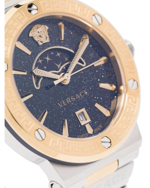 Versace Black Greca Moonphase 38Mm