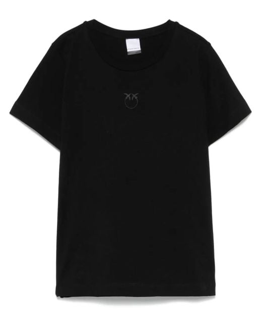 Pinko Black Tonal Logo T-Shirt