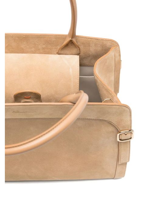 Borsa Tote di Santoni in Natural