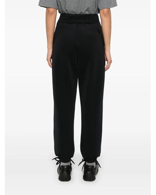 Moncler Black Scuba Jersey Track Pants