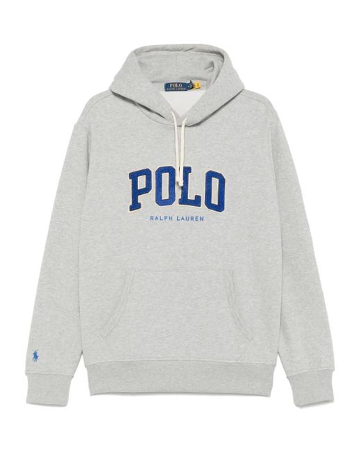 メンズ Polo Ralph Lauren Rl ロゴ パーカー Gray